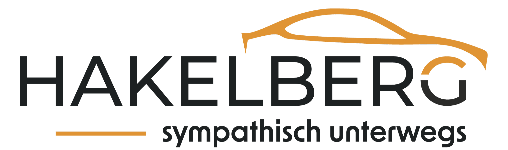 Hakelberg Logo mit Schriftzug - sympatisch unterwegs